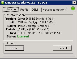 Windows Loader DAZ