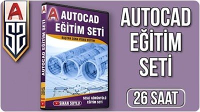 AutoCAD Eğitim Seti + 87 Adet + Türkçe Full İndir
